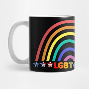 LGBTQ+ USA Independence Day Mug